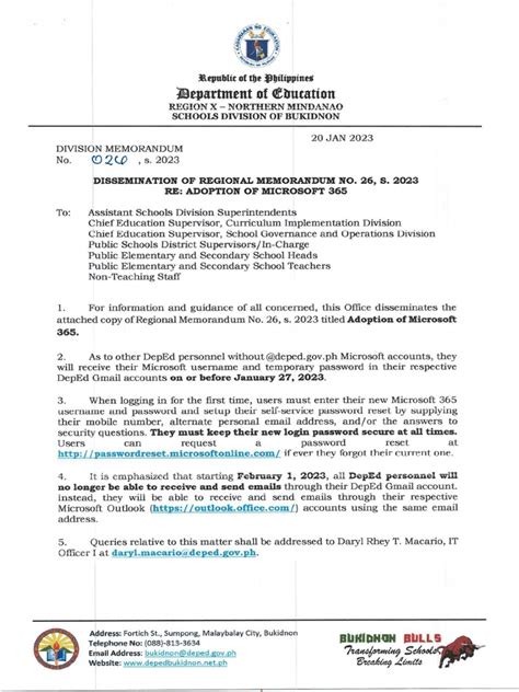 DM NO. 026, S. 2024 – CONDUCT OF DISTRICT, .